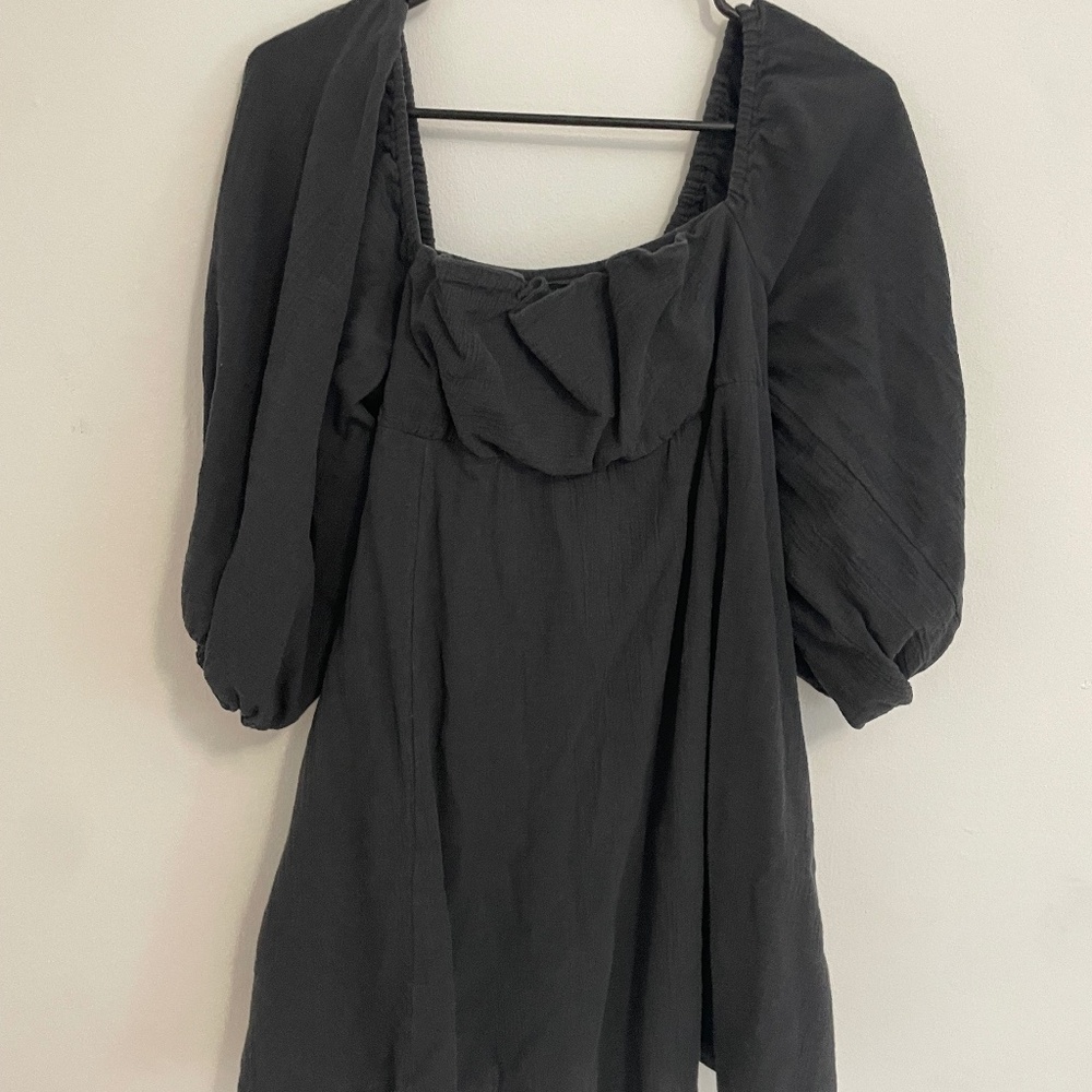 Free people black mini dress